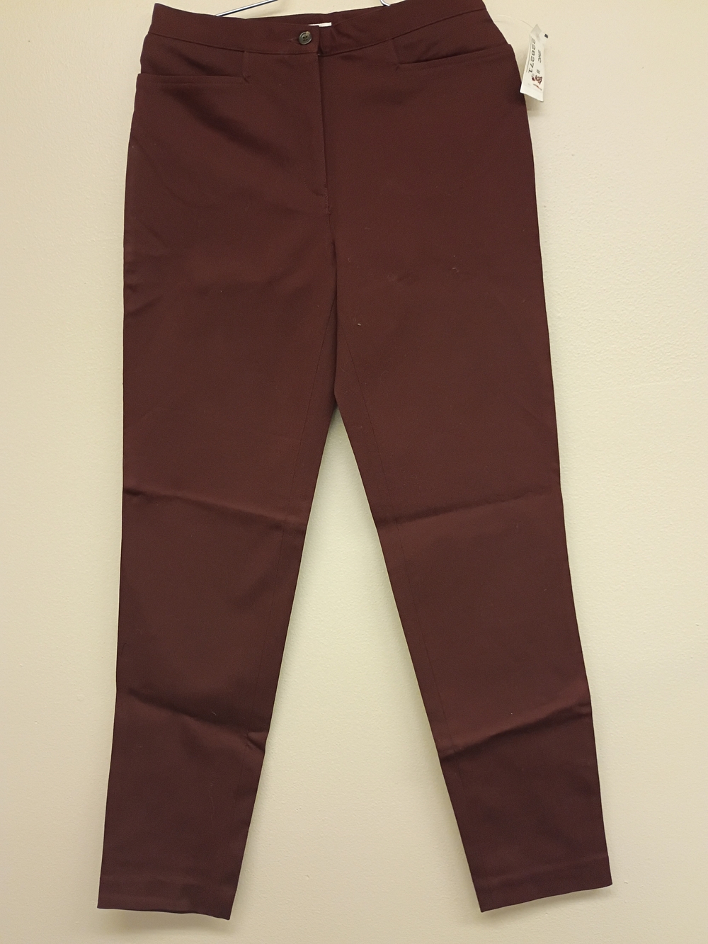 Women's Jones Sport Burgundy Slacks